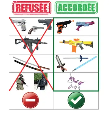 arme sécurité convention